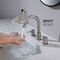 Kibi Circular Bathroom Sink 8" Widespread Faucet with Drain Assembly KBF1016BN - alternate 2